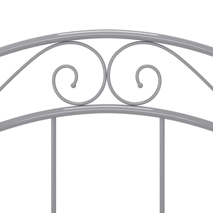 Giroletto-Struttura Letto Grigio in Metallo 90x200 cm 925676