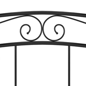 Giroletto Nero in Metallo 180x200 cm 325003