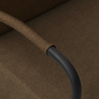 Poltrona Marrone Scuro in Tessuto 325740