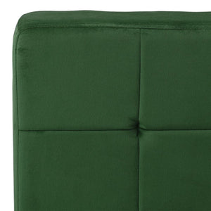 Poltrona Relax 65x79x87 cm Verde Scuro in Velluto 325772