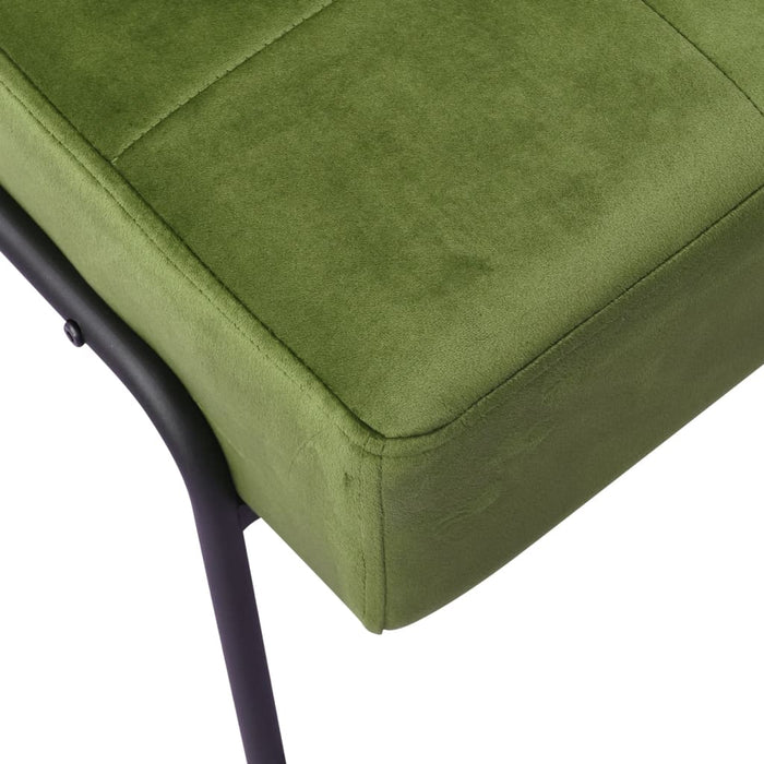 Poltrona Relax 65x79x87 cm Verde Chiaro in Velluto 325773