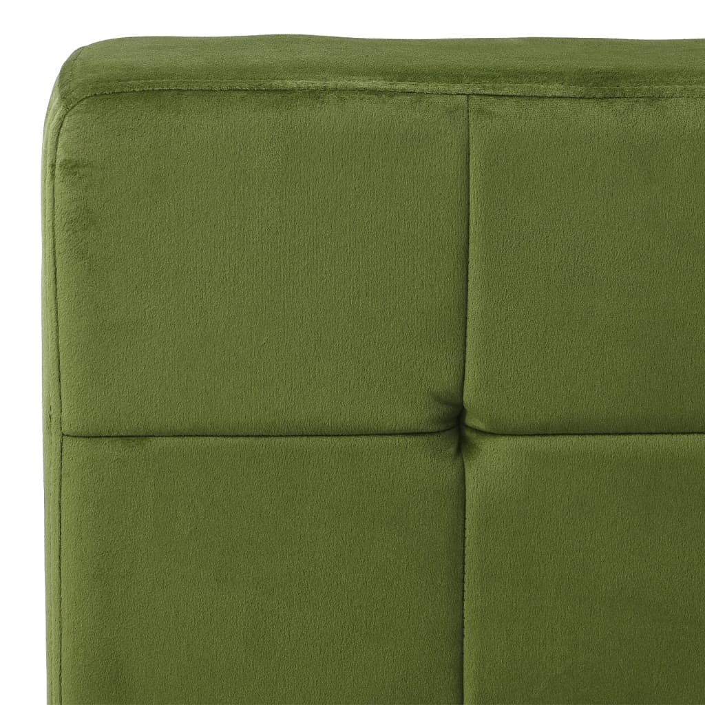 Poltrona Relax 65x79x87 cm Verde Chiaro in Velluto 325773