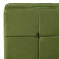 Poltrona Relax 65x79x87 cm Verde Chiaro in Velluto 325773