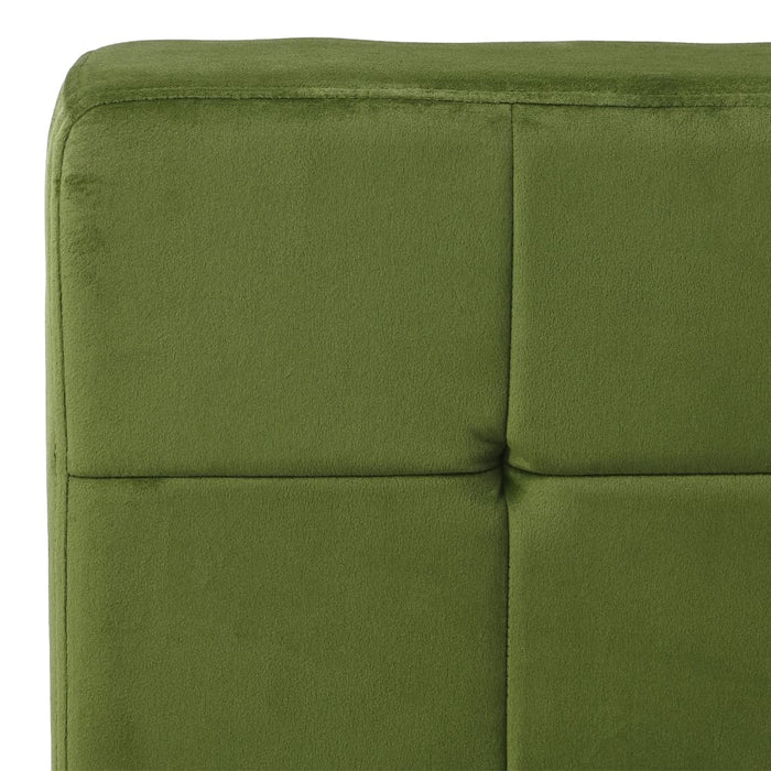 Poltrona Relax 65x79x87 cm Verde Chiaro in Velluto 325773