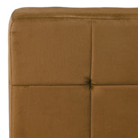 Poltrona Relax 65x79x87 cm Marrone in Velluto 325778