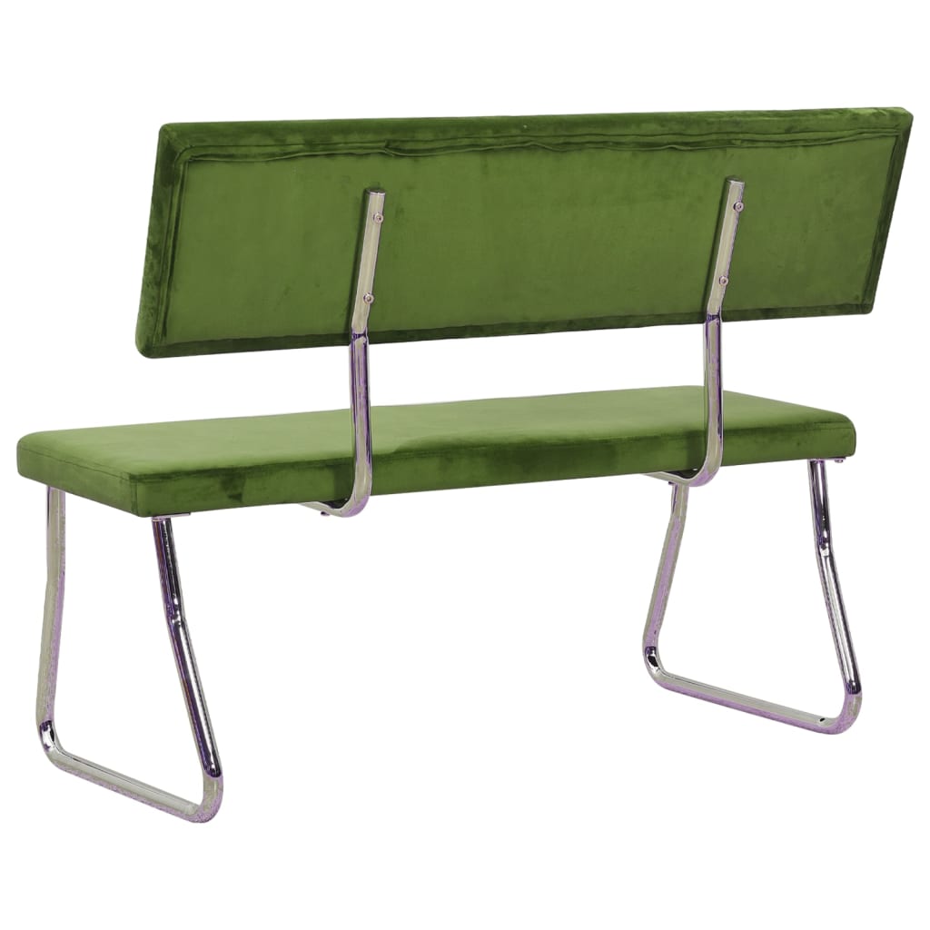 Panca 110 cm in Velluto Verde Chiaro 325866