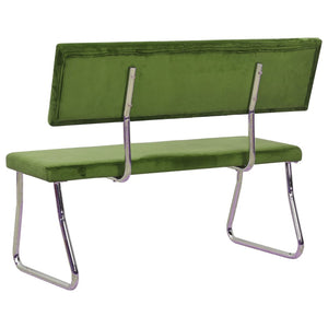 Panca 110 cm in Velluto Verde Chiaro 325866