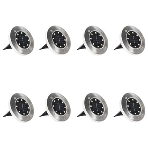Lampade Solari da Terra 8 pz Luci a LED Colore RGB 315695