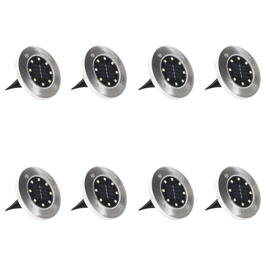 Lampade Solari da Terra 8 pz Luci a LED Colore RGB 315695