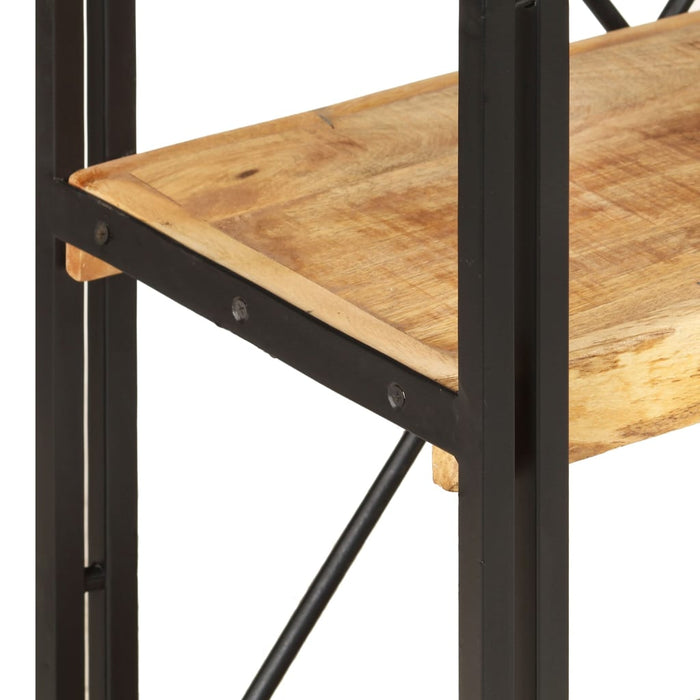 Libreria a 3 Ripiani 60x30x80 cm in Legno Massello di Mango cod mxl 33753