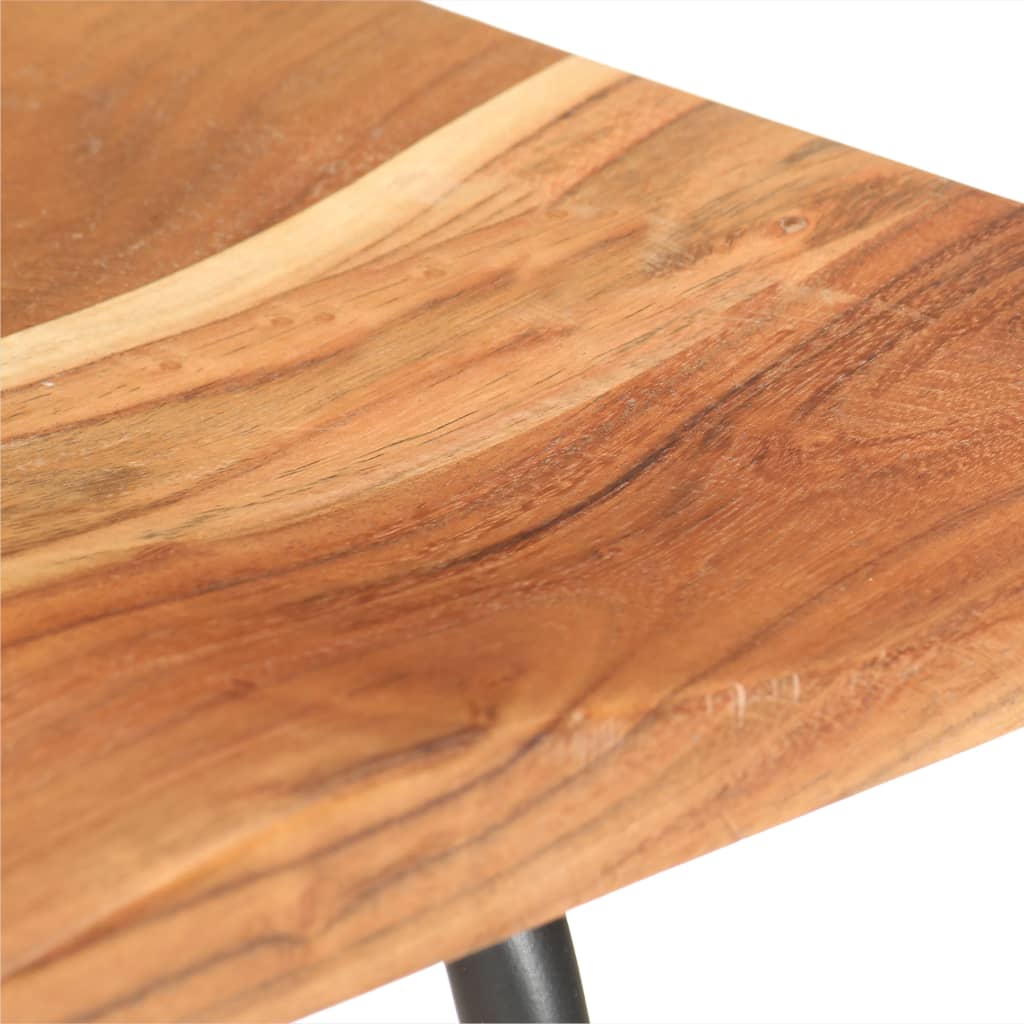 Sgabelli da Bar 4 pz in Legno Massello di Acacia 320652
