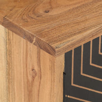 Mobile Porta TV 115x30x39 cm in Legno Massello di Acacia cod mxl 13056