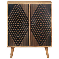 Credenza 60x35x75 cm in Legno Massello di Acacia 322668