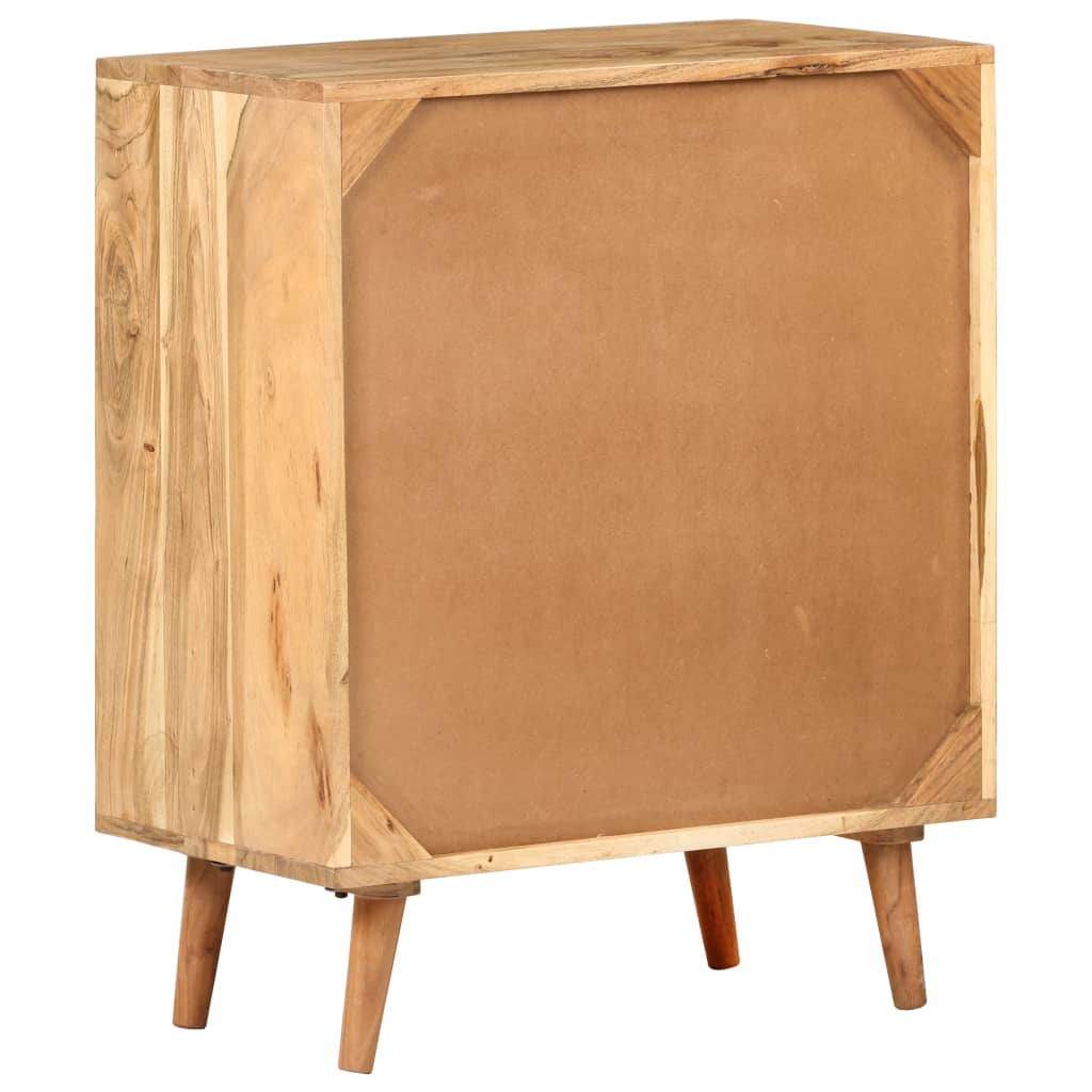 Credenza 60x35x75 cm in Legno Massello di Acacia 322668
