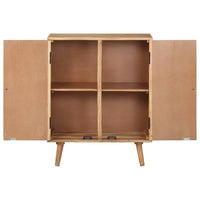 Credenza 60x35x75 cm in Legno Massello di Acacia 322668