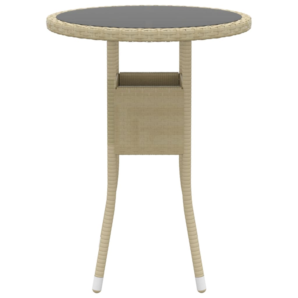 Set Mobili da Pranzo per Giardino 3 pz in Polyrattan Beige 3058460