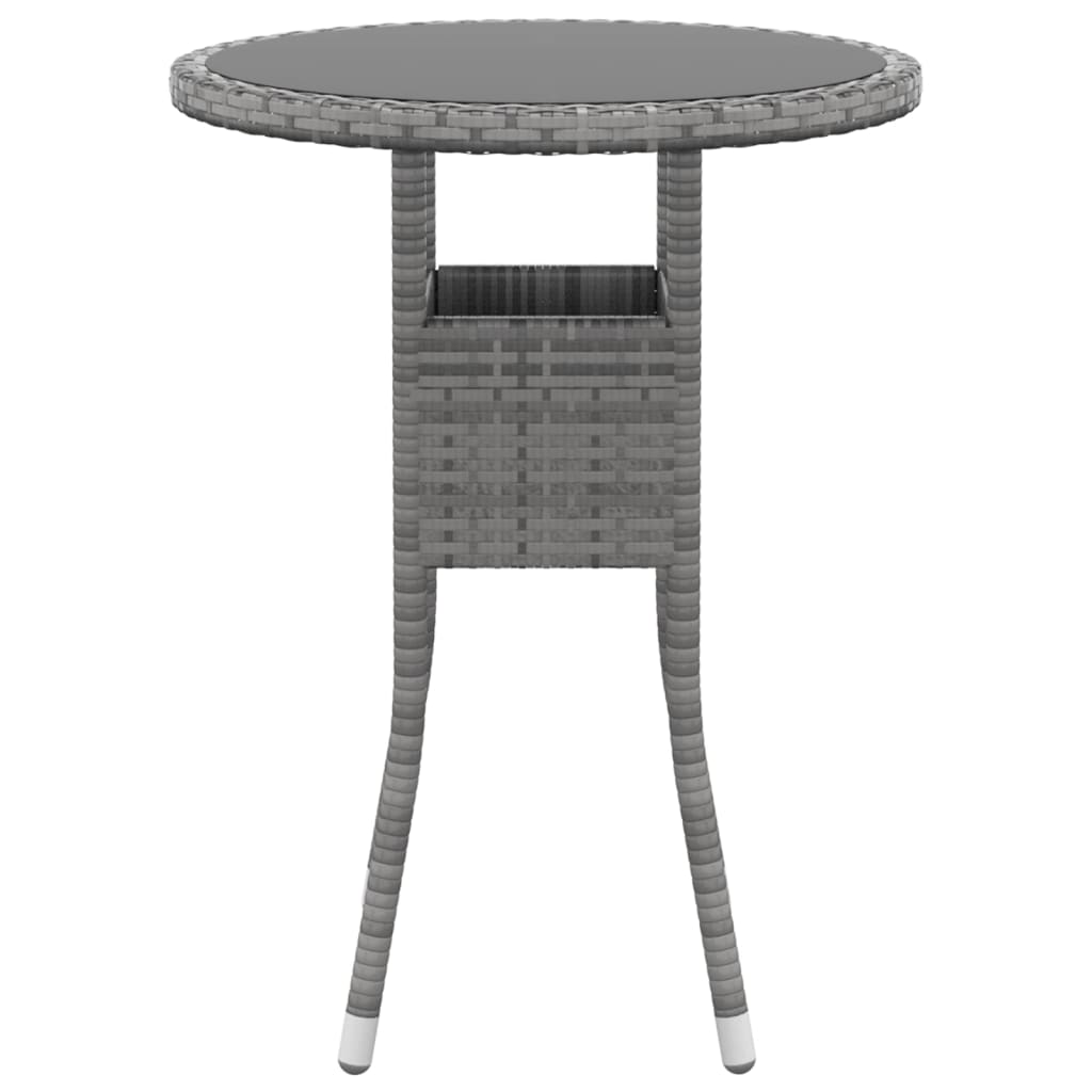 Set Divani da Giardino 5 pz in Polyrattan Grigio cod mxl 71416
