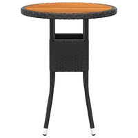 Set Salotto da Giardino 5 pz in Polyrattan Nero 3058476