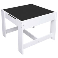 Tavolo per Bambini con 2 Sedie Bianco in MDF cod mxl 78406