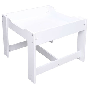 Tavolo per Bambini con 2 Sedie Bianco in MDF cod mxl 78406