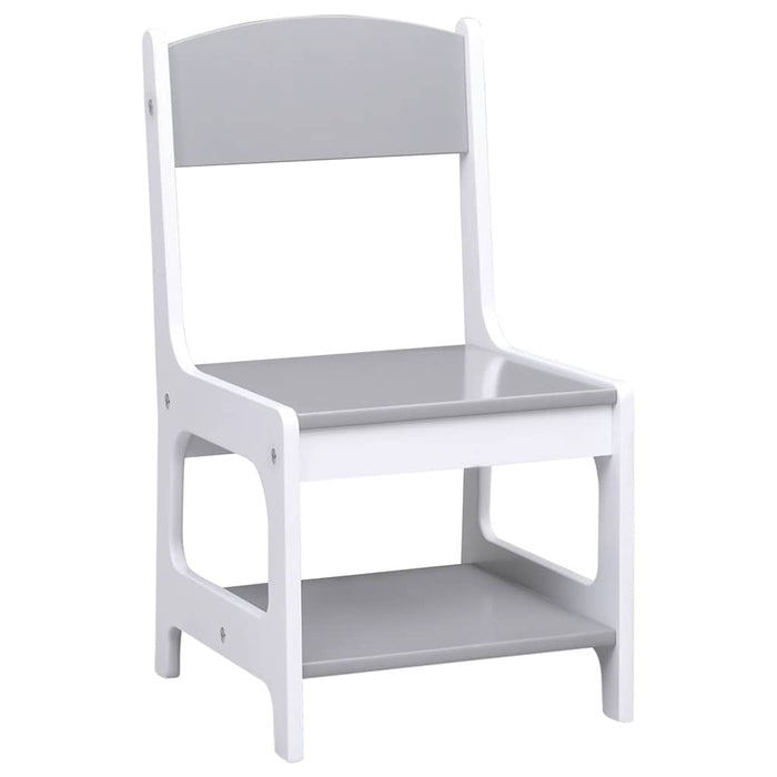 Tavolo per Bambini con 2 Sedie Bianco in MDF cod mxl 78406