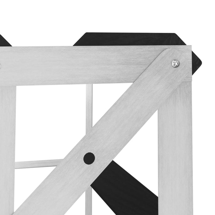 Portavini da 20 Bottiglie Nero in Legno Massello di Pino 325914