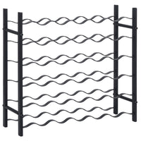 Portavini da 36 Bottiglie Nero in Ferro cod mxl 50426