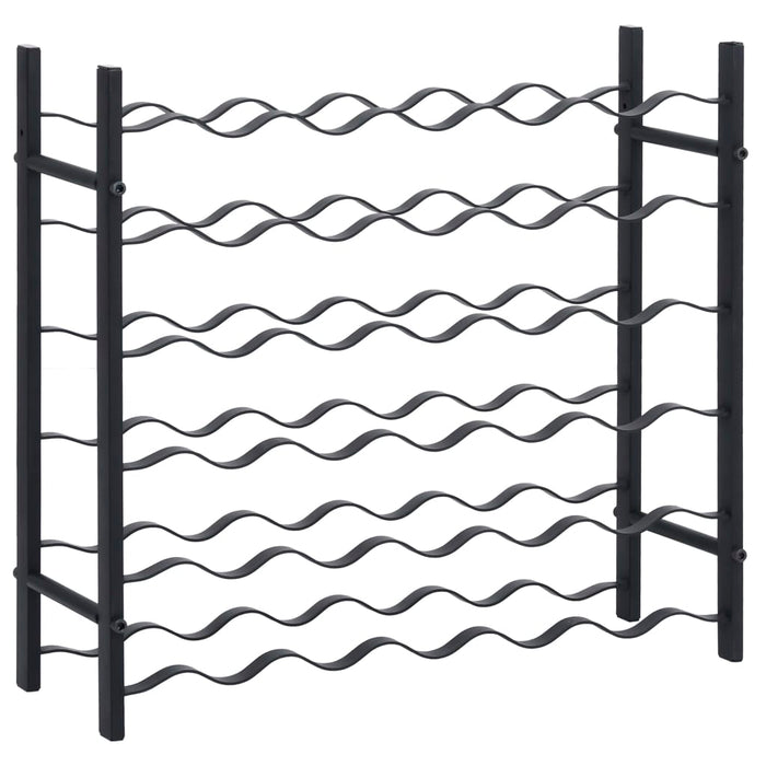 Portavini da 36 Bottiglie Nero in Ferro cod mxl 50426