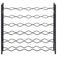 Portavini da 36 Bottiglie Nero in Ferro cod mxl 50426