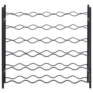 Portavini da 36 Bottiglie Nero in Ferro cod mxl 50426