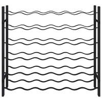 Portavini da 36 Bottiglie Nero in Ferro 325921