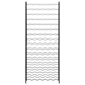 Portavini da 96 Bottiglie Nero in Ferro cod mxl 53834