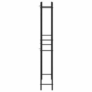 Portavini da 96 Bottiglie Nero in Ferro 325923