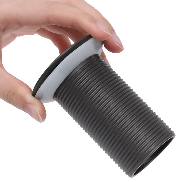 Scarico a Pressione Senza Troppopieno Grigio 6,4x6,4x9,1 cm 149063