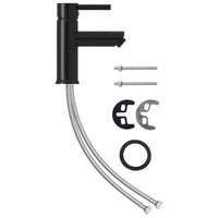 Rubinetto Lavabo Bagno Rubinetto Lavabo Miscelatore Bagno Casa Interno 130 x 176 mm Nero 02_0003522