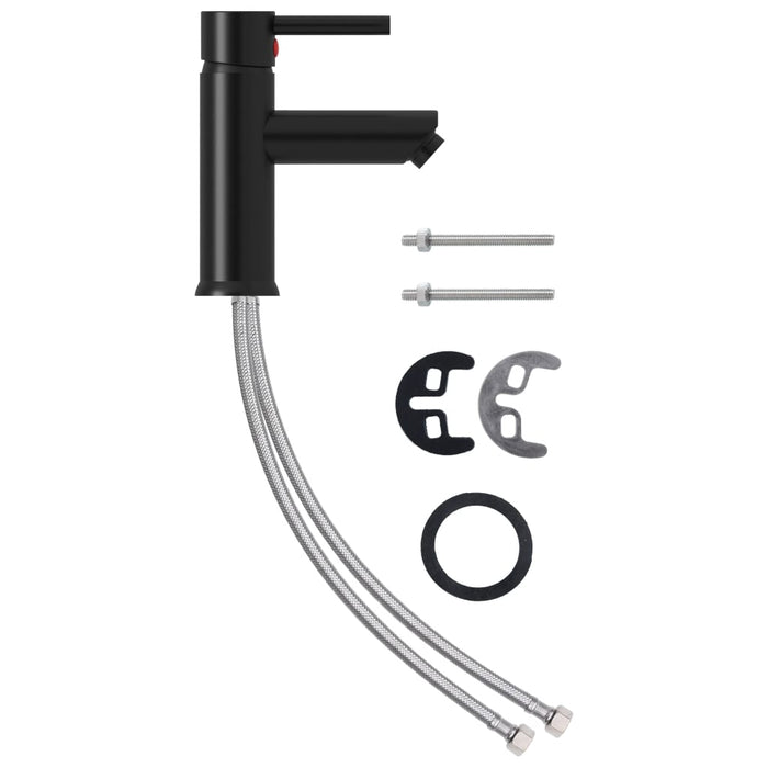 Rubinetto Lavabo Bagno Rubinetto Lavabo Miscelatore Bagno Casa Interno 130 x 176 mm Nero 02_0003522