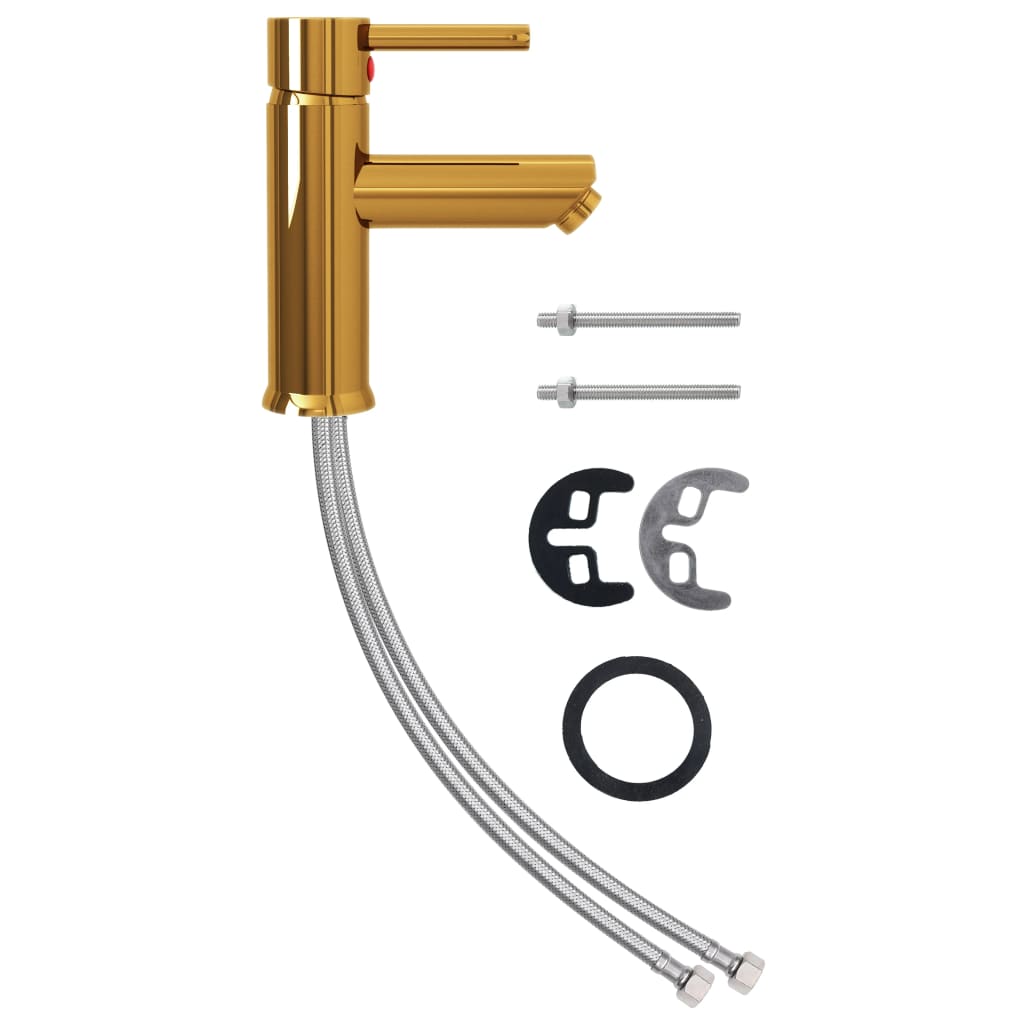 Rubinetto per Lavabo del Bagno Oro 130x176 mm 149067