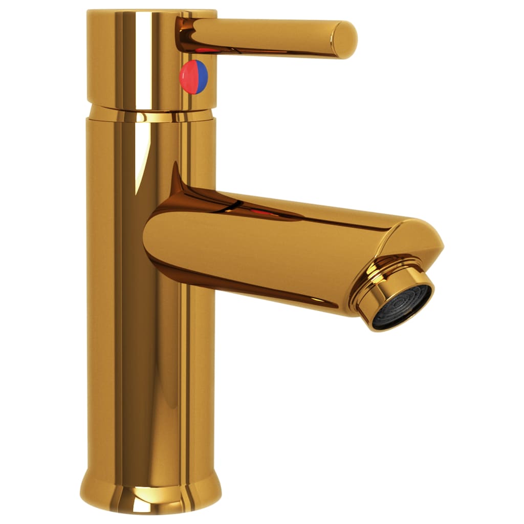 Rubinetto per Lavabo del Bagno-Rubinetto da lavandino Oro 130x176 mm