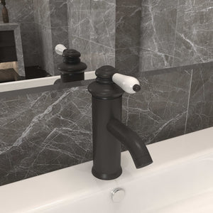 Rubinetto per Lavabo del Bagno-Rubinetto da lavandino Grigio 130x180 mm