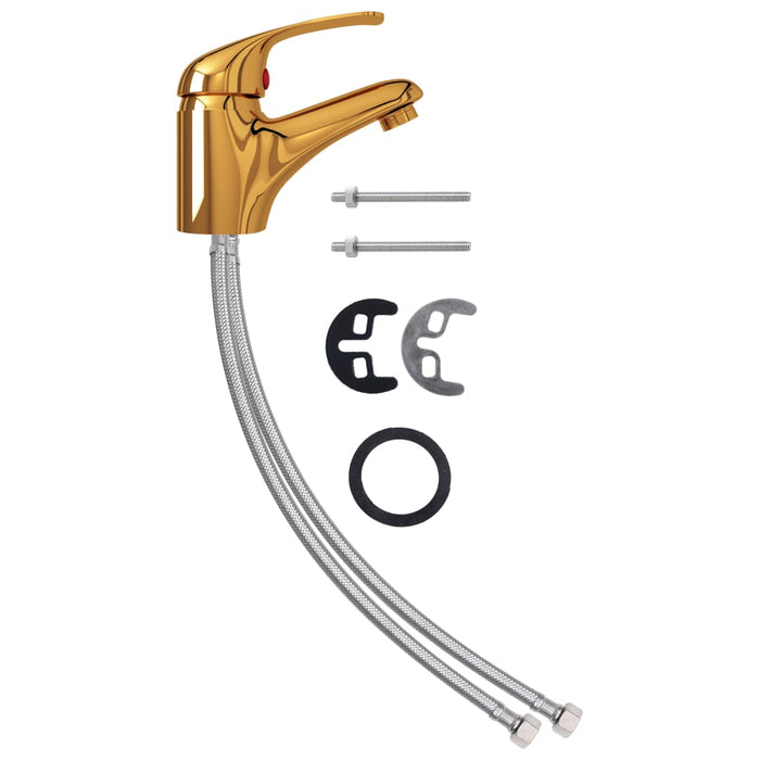 Miscelatore lavabo rubinetto cucina doccia miscelatore bagno rubinetto lavabo interno casa 13 x 10 cm oro 02_0003500