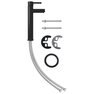 Rubinetto Miscelatore da Bagno Nero 12x30 cm 149088