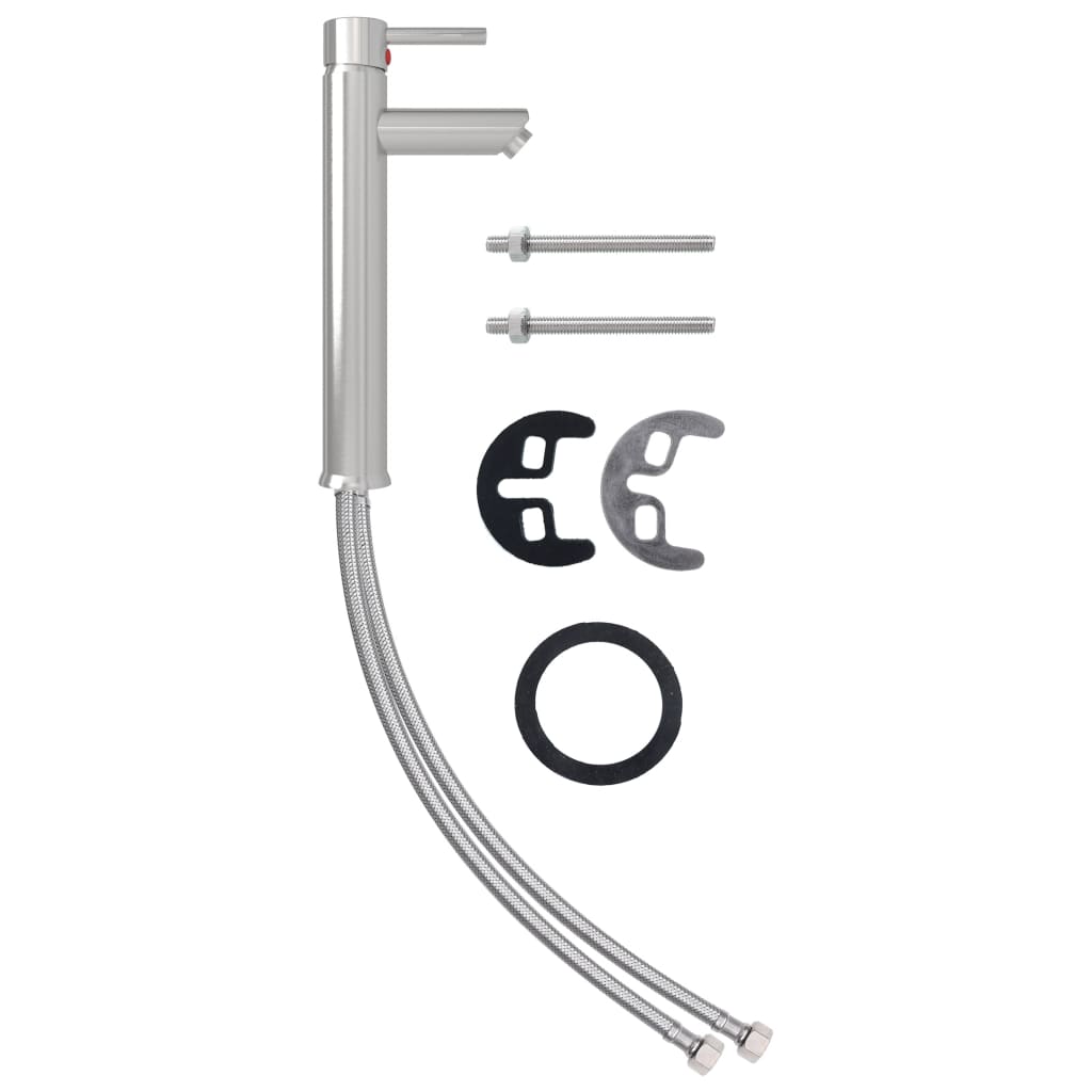 Miscelatore per bagno rubinetto da cucina miscelatore per bagno rubinetto per lavandino interno casa 30 cm nichel 02_0003506