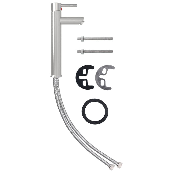 Miscelatore per bagno rubinetto da cucina miscelatore per bagno rubinetto per lavandino interno casa 30 cm nichel 02_0003506