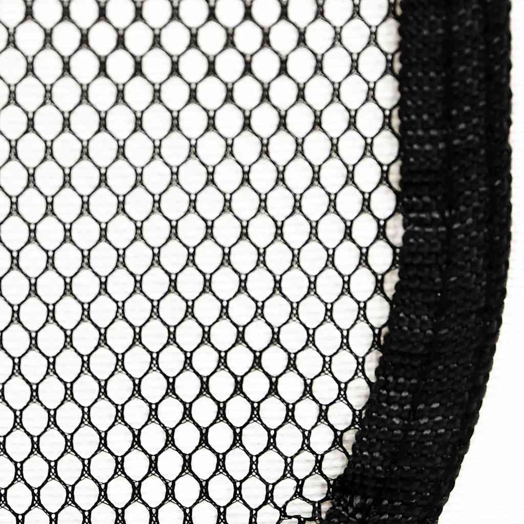 Box per Cani Pieghevole con Borsa Trasporto Nero 110x110x58 cm 171006