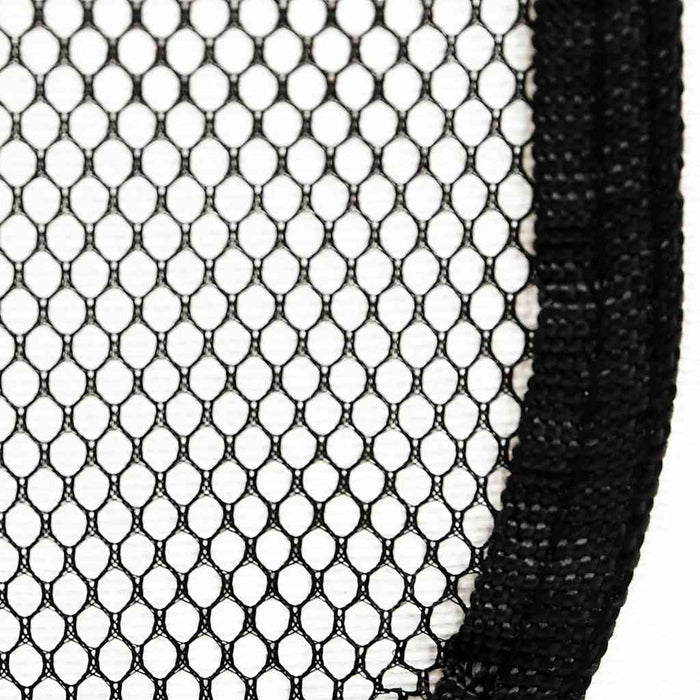 Box per Cani Pieghevole con Borsa Trasporto Nero 110x110x58 cm 171006