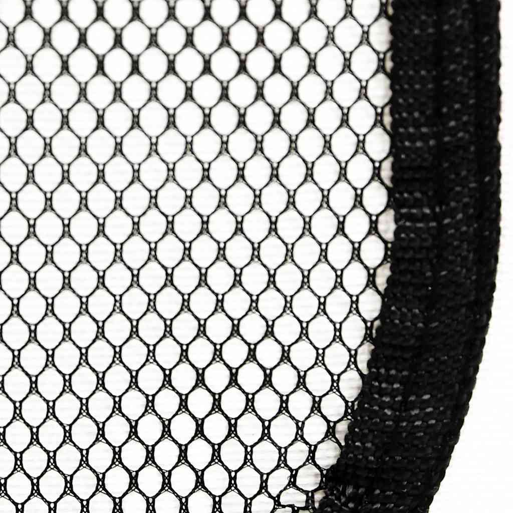 Box per Cani Pieghevole con Borsa Trasporto Nero 125x125x61 cm cod mxl 52341