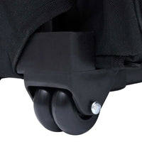 Trolley Trasportino per Animali Pieghevole Multifunzione Nero