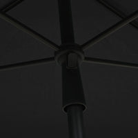 Ombrellone da giardino con palo 210 x 140 cm antracite 02_0008324