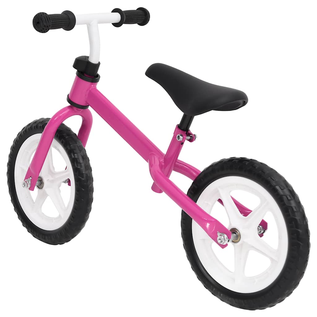 Bicicletta Senza Pedali con Ruote da 9,5 Pollici Rosa 93190