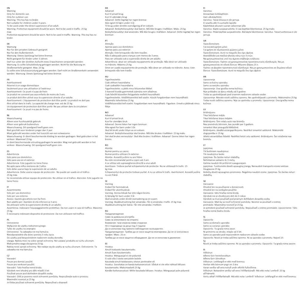 Bicicletta Senza Pedali con Ruote da 9,5 Pollici Rosa 93190